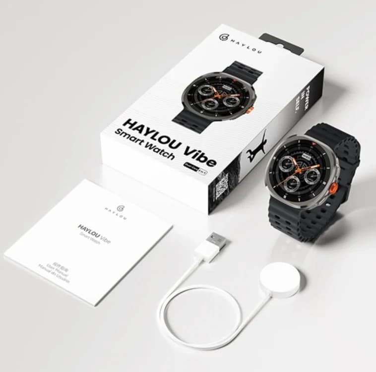 SmartwatCH Haylou Vibe Doté d'un écran AMOLED de 1,43 pouce,